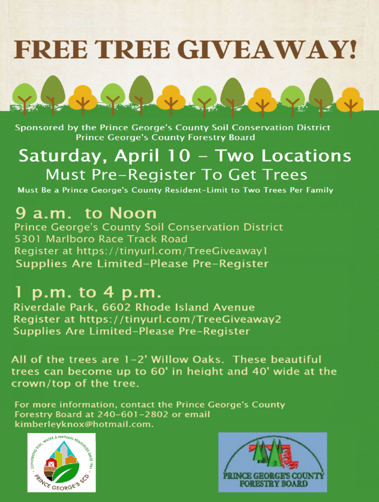 Prince County Free Tree Giveaway Prince Soil