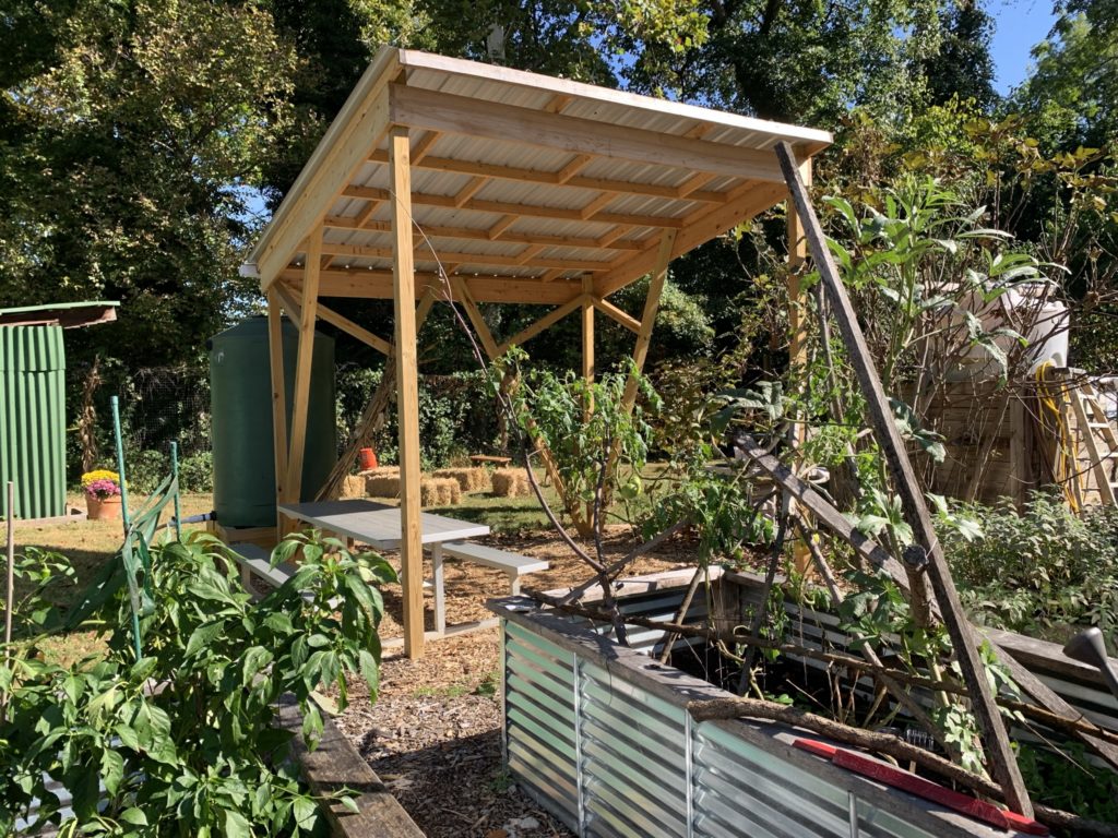 Cottage City Community Garden Cistern and Raised Beds